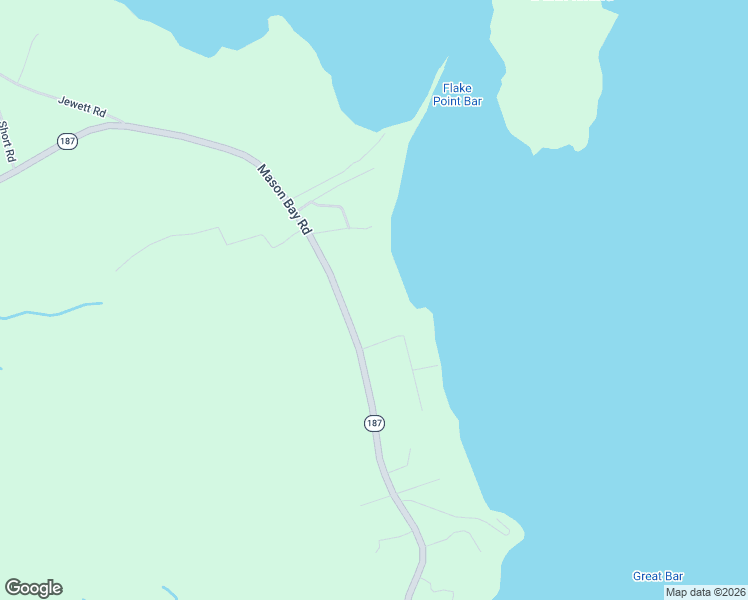 map of restaurants, bars, coffee shops, grocery stores, and more near 1145 Mason Bay Road in Jonesport