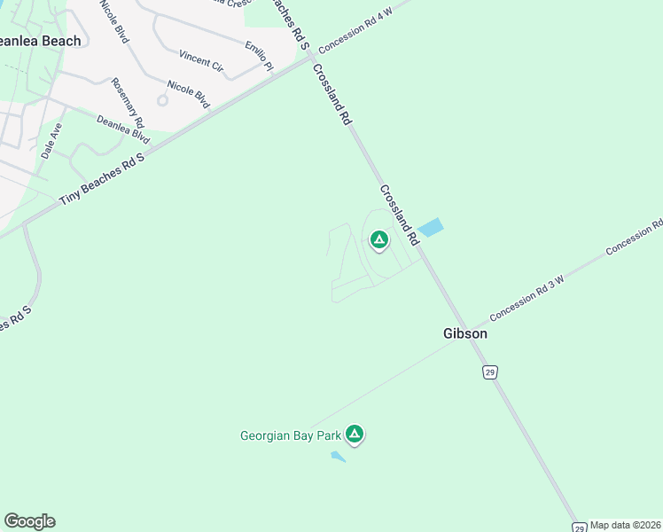 map of restaurants, bars, coffee shops, grocery stores, and more near in Simcoe County