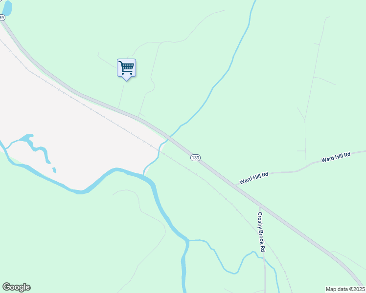 map of restaurants, bars, coffee shops, grocery stores, and more near 418 Maine 220 in Unity