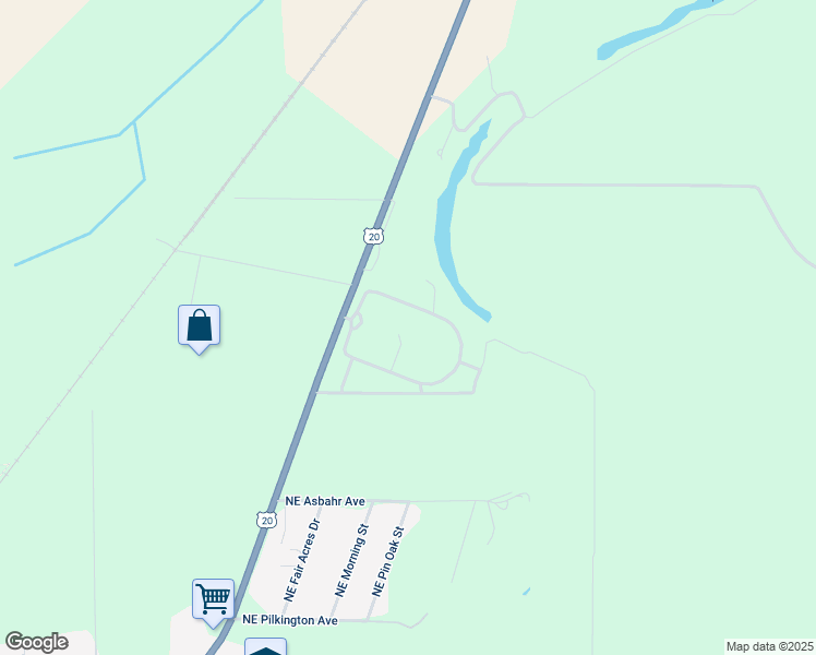 map of restaurants, bars, coffee shops, grocery stores, and more near 4455 Northeast Highway 20 in Corvallis