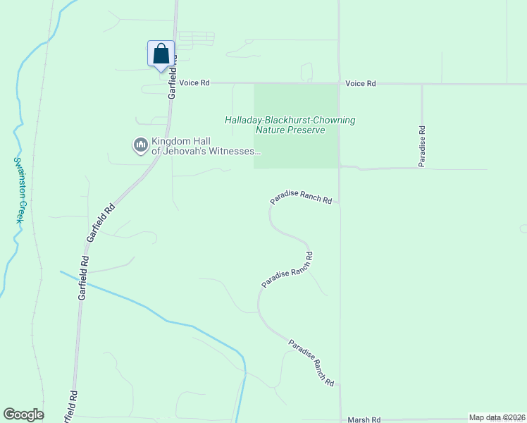map of restaurants, bars, coffee shops, grocery stores, and more near 2650 Breckenridge Drive in Kingsley
