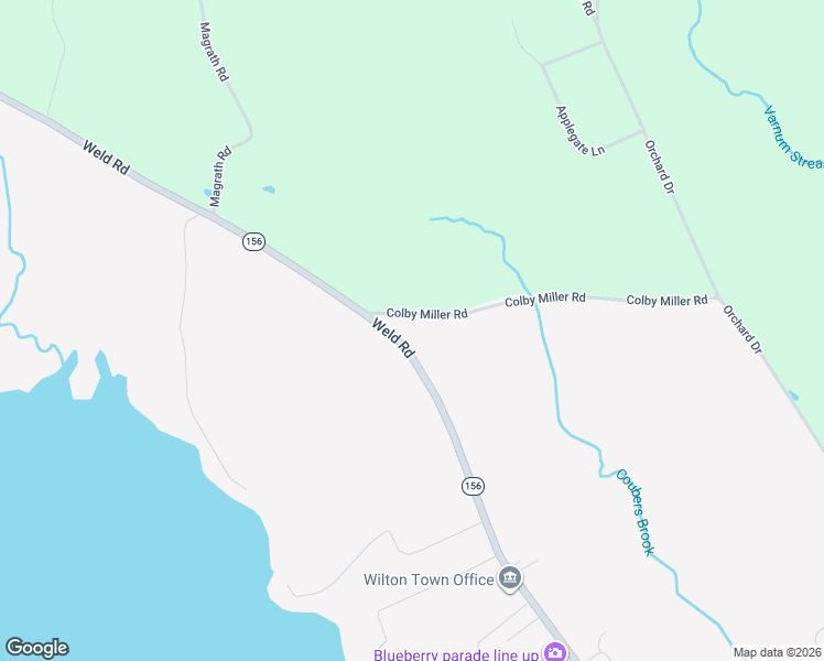 map of restaurants, bars, coffee shops, grocery stores, and more near 25 Colby Miller Road in Wilton