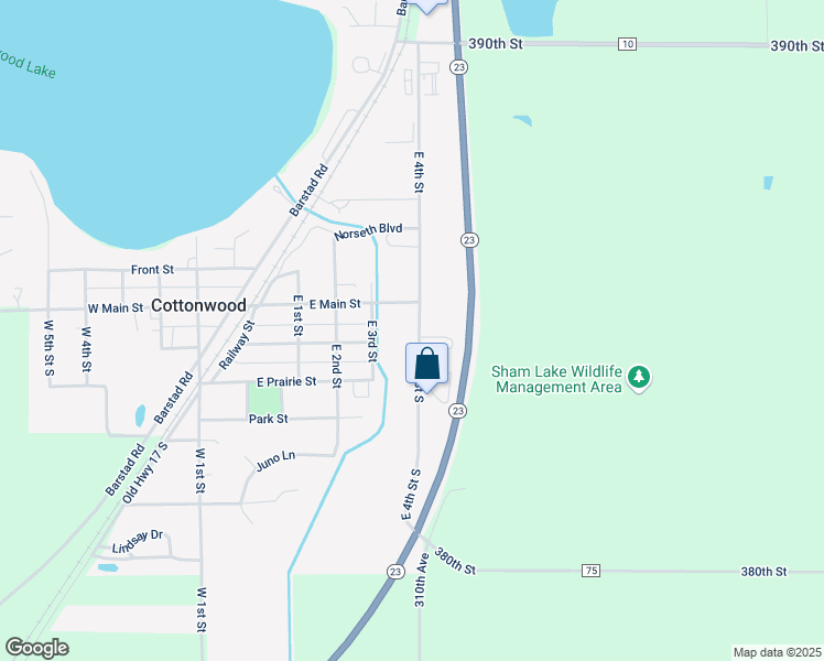 map of restaurants, bars, coffee shops, grocery stores, and more near 388 East Main Street in Cottonwood