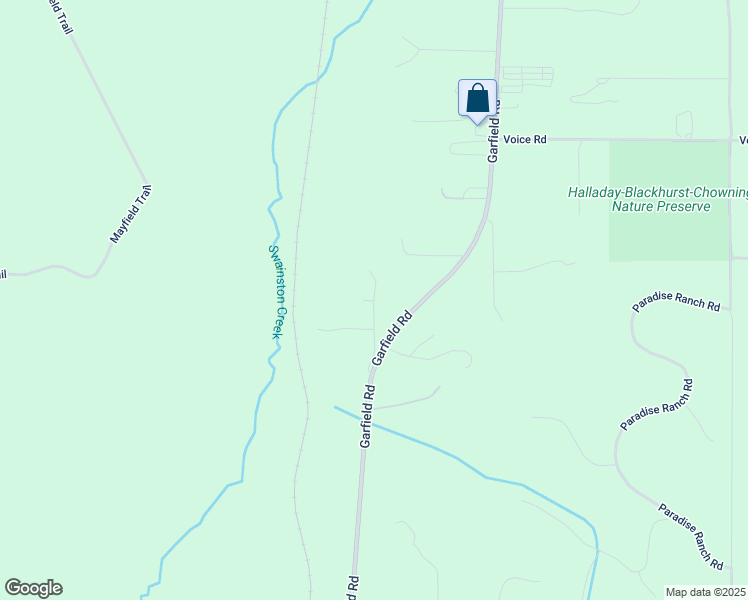 map of restaurants, bars, coffee shops, grocery stores, and more near 5200-5304 Paradise Trail in Kingsley