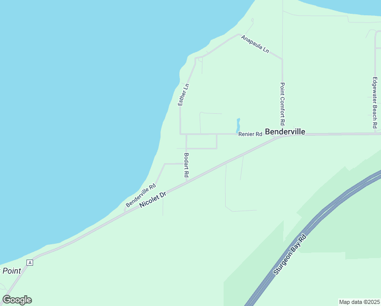 map of restaurants, bars, coffee shops, grocery stores, and more near 4360 Red Banks Court in Green Bay