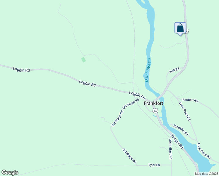 map of restaurants, bars, coffee shops, grocery stores, and more near 125 Loggin Road in Frankfort