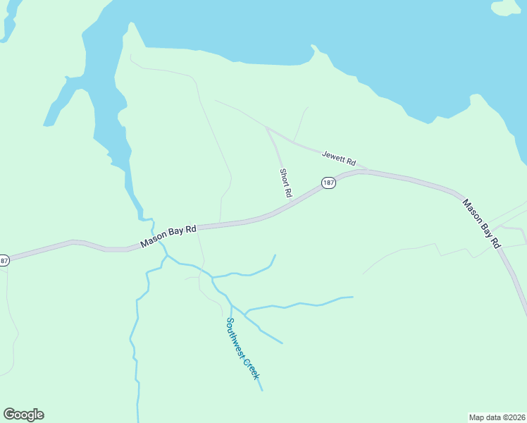 map of restaurants, bars, coffee shops, grocery stores, and more near 1335 Mason Bay Road in Jonesport