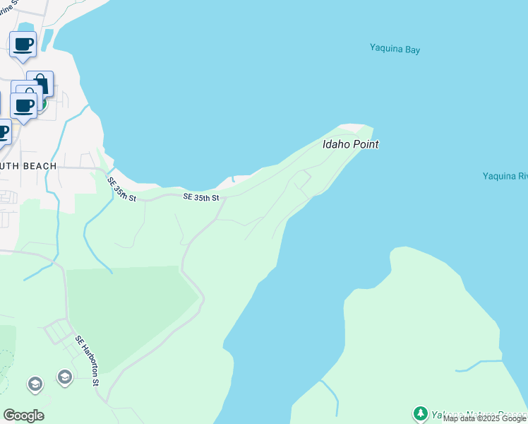 map of restaurants, bars, coffee shops, grocery stores, and more near 900-1208 Southeast 35th Street in Lincoln County