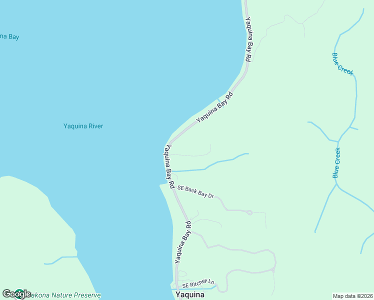 map of restaurants, bars, coffee shops, grocery stores, and more near 3045-3499 Yaquina Bay Rd in Newport