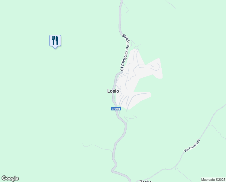 map of restaurants, bars, coffee shops, grocery stores, and more near in Losio