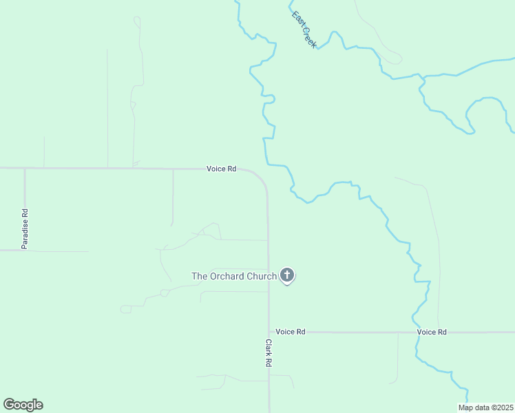 map of restaurants, bars, coffee shops, grocery stores, and more near 3792 Voice Road in Kingsley