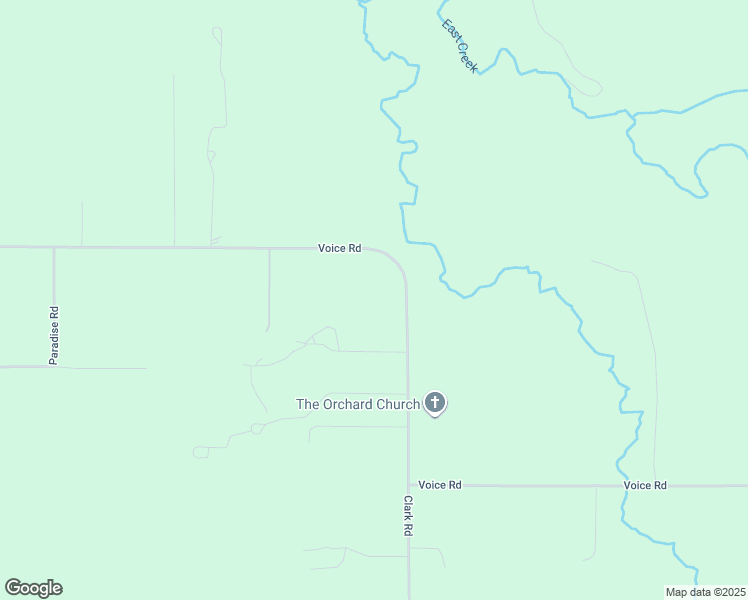 map of restaurants, bars, coffee shops, grocery stores, and more near 3792 Voice Road in Kingsley