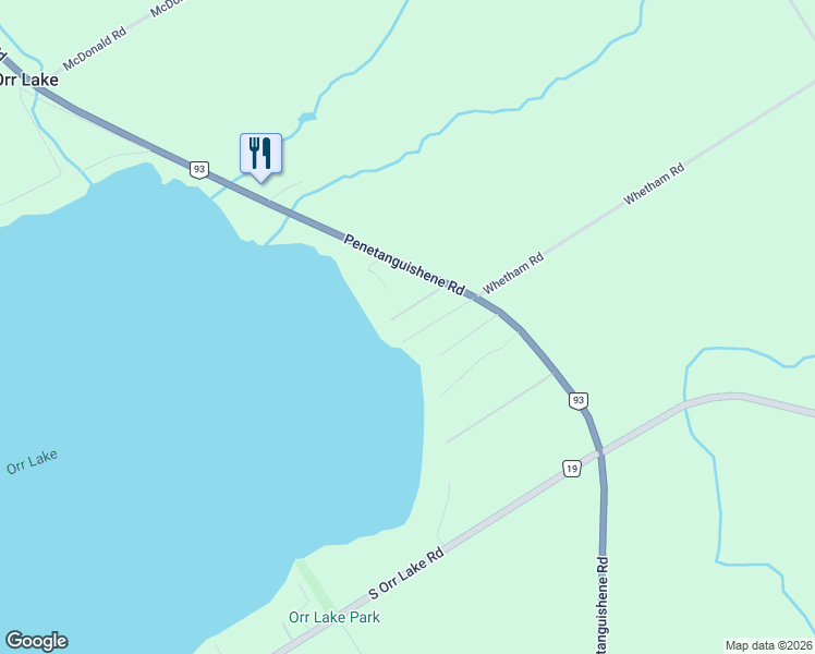 map of restaurants, bars, coffee shops, grocery stores, and more near 6 Difelices Lane in Elmvale