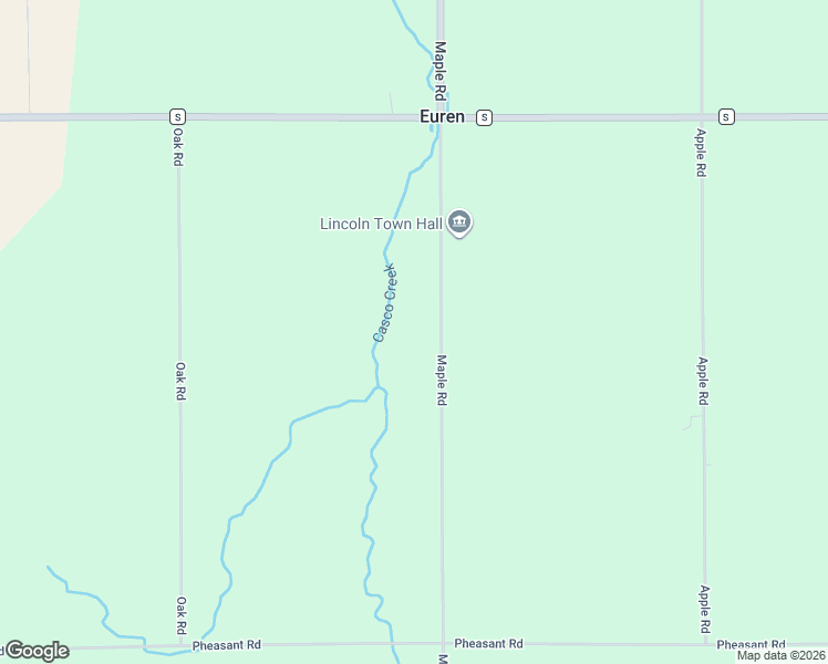 map of restaurants, bars, coffee shops, grocery stores, and more near N7945 Maple Road in Casco