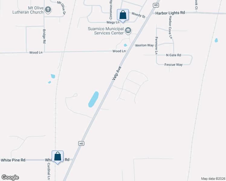 map of restaurants, bars, coffee shops, grocery stores, and more near 12600 Velp Avenue in Green Bay