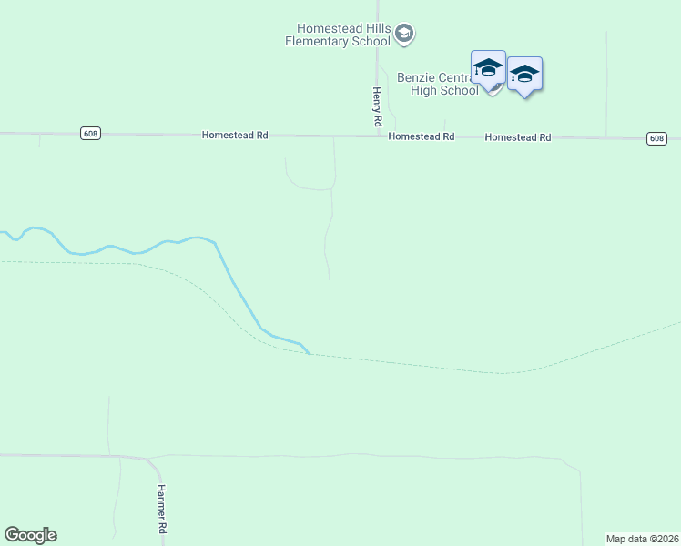 map of restaurants, bars, coffee shops, grocery stores, and more near 1072-1298 Lipp Farm Road in Benzonia