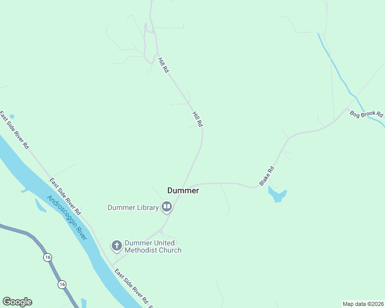 map of restaurants, bars, coffee shops, grocery stores, and more near 40 Blake Road in Dummer