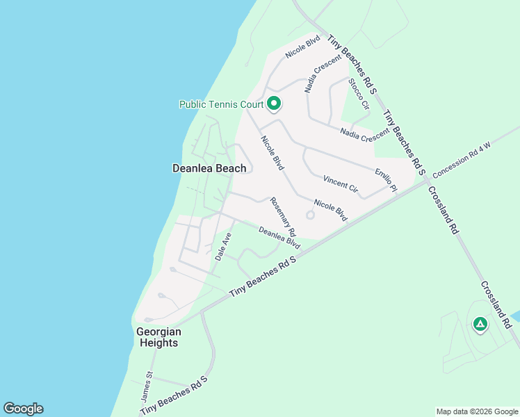map of restaurants, bars, coffee shops, grocery stores, and more near 39 Rosemary Road in Deanlea Beach