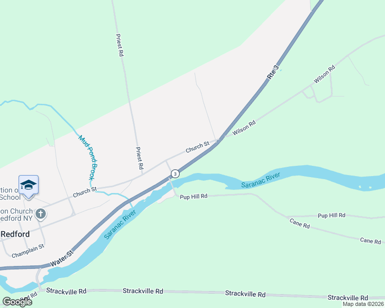 map of restaurants, bars, coffee shops, grocery stores, and more near 4246-4268 Water St in Redford