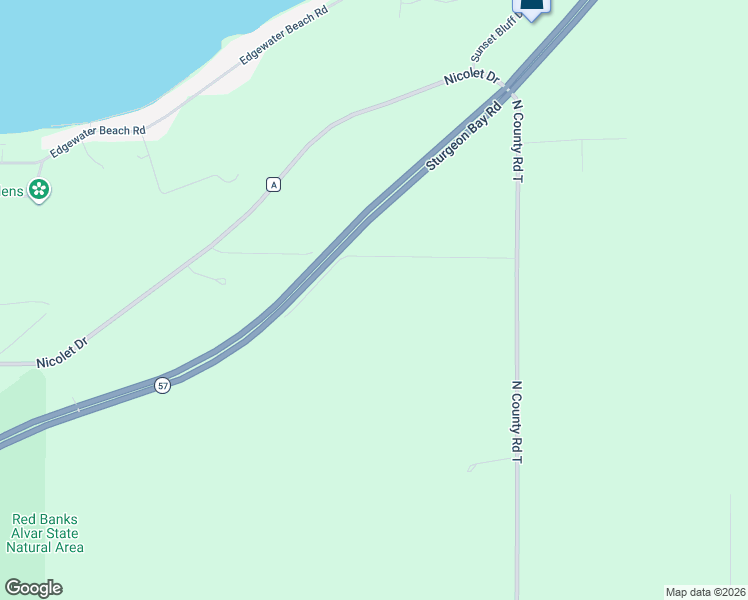 map of restaurants, bars, coffee shops, grocery stores, and more near 4900 Bowers Road in Green Bay