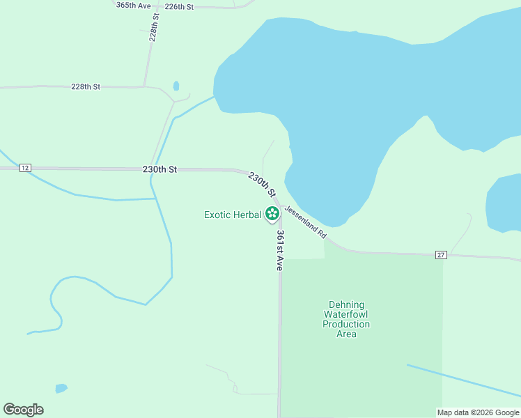 map of restaurants, bars, coffee shops, grocery stores, and more near 23322 361st Avenue in Henderson