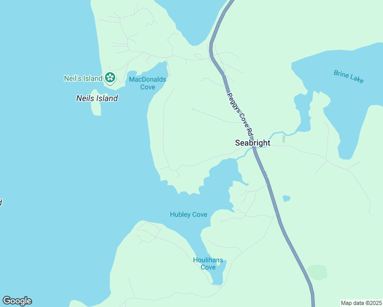 map of restaurants, bars, coffee shops, grocery stores, and more near 79 Irwin Hubley Road in Seabright