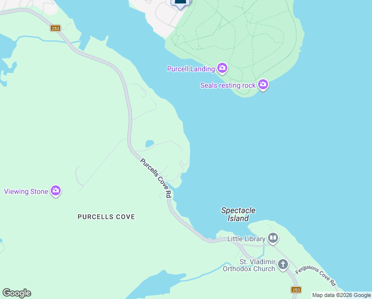 map of restaurants, bars, coffee shops, grocery stores, and more near 3 Bluestone Road in Halifax