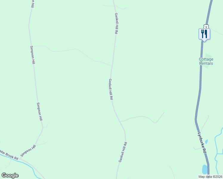 map of restaurants, bars, coffee shops, grocery stores, and more near 1610 Gaskell Hill Road in Burke