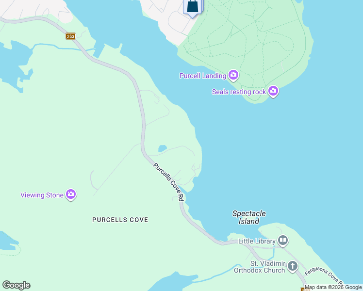 map of restaurants, bars, coffee shops, grocery stores, and more near 3 Bluestone Road in Halifax