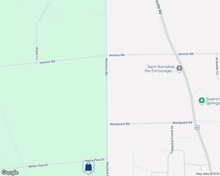 map of restaurants, bars, coffee shops, grocery stores, and more near 2775 Westline Road in Suamico