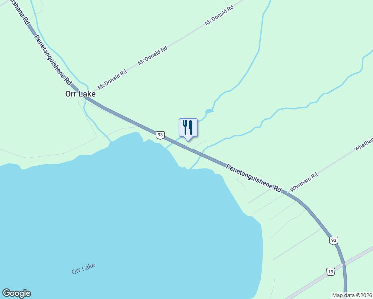 map of restaurants, bars, coffee shops, grocery stores, and more near 5644 Ontario 93 in Elmvale