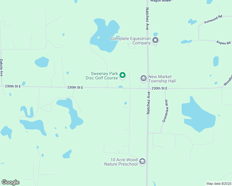 map of restaurants, bars, coffee shops, grocery stores, and more near 8771 230th Street East in Lakeville