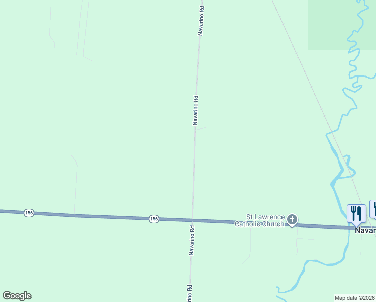 map of restaurants, bars, coffee shops, grocery stores, and more near N815 Navarino Road in Bonduel