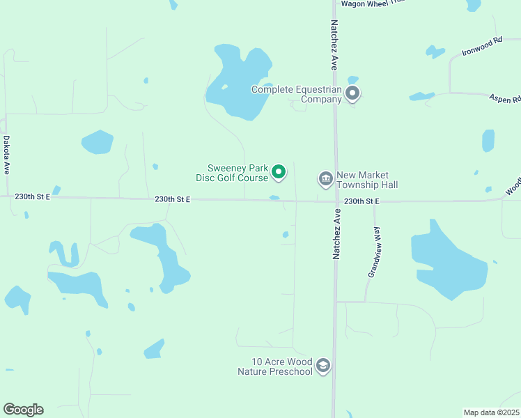 map of restaurants, bars, coffee shops, grocery stores, and more near 8771 230th Street East in Lakeville