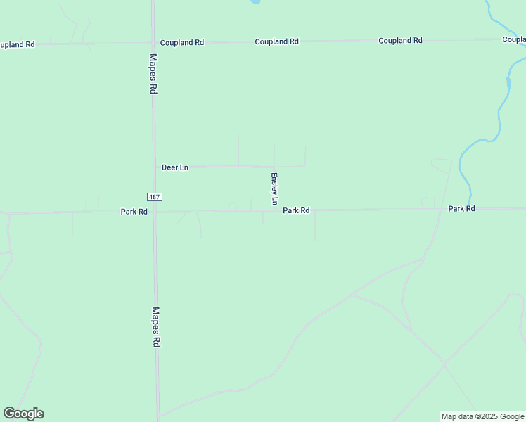 map of restaurants, bars, coffee shops, grocery stores, and more near 2295 Park Road in Mio
