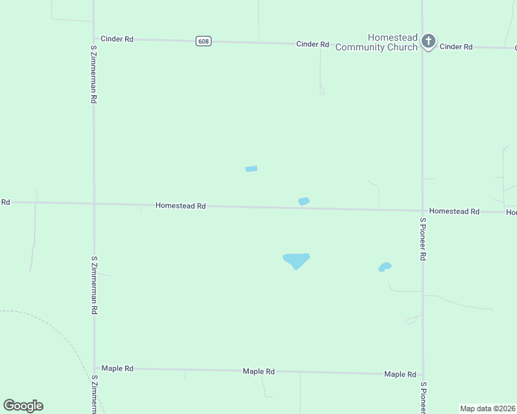 map of restaurants, bars, coffee shops, grocery stores, and more near 11393 Homestead Road in Beulah