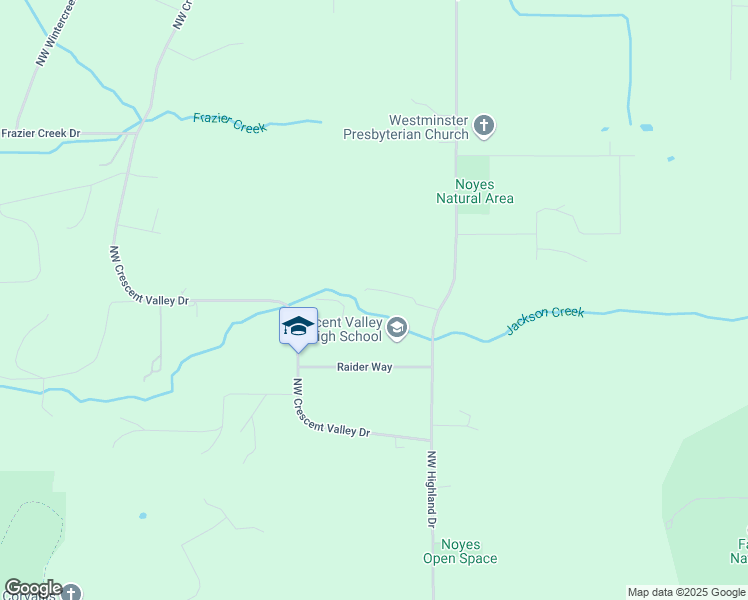 map of restaurants, bars, coffee shops, grocery stores, and more near 4444 Northwest Highland Drive in Corvallis