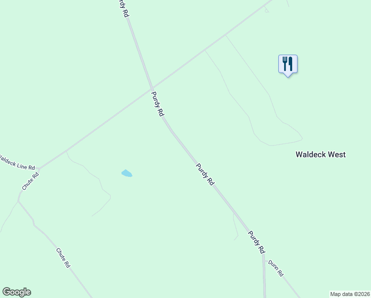 map of restaurants, bars, coffee shops, grocery stores, and more near 479 Purdy Road in Clementsport