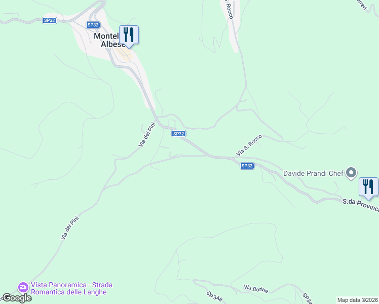 map of restaurants, bars, coffee shops, grocery stores, and more near 14Bis Via Ballerina in Cuneo