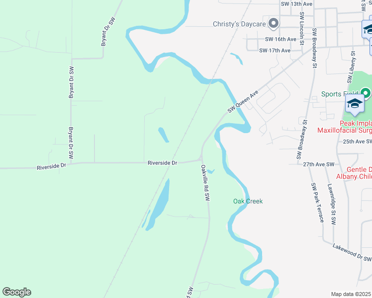 map of restaurants, bars, coffee shops, grocery stores, and more near 36144 Riverside Drive in Albany