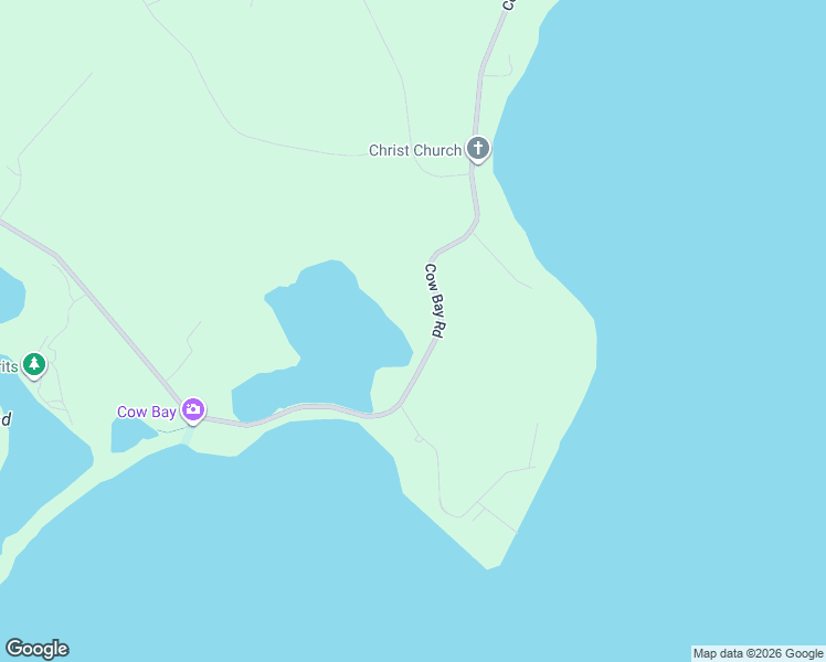 map of restaurants, bars, coffee shops, grocery stores, and more near 1472 Cow Bay Road in Cow Bay