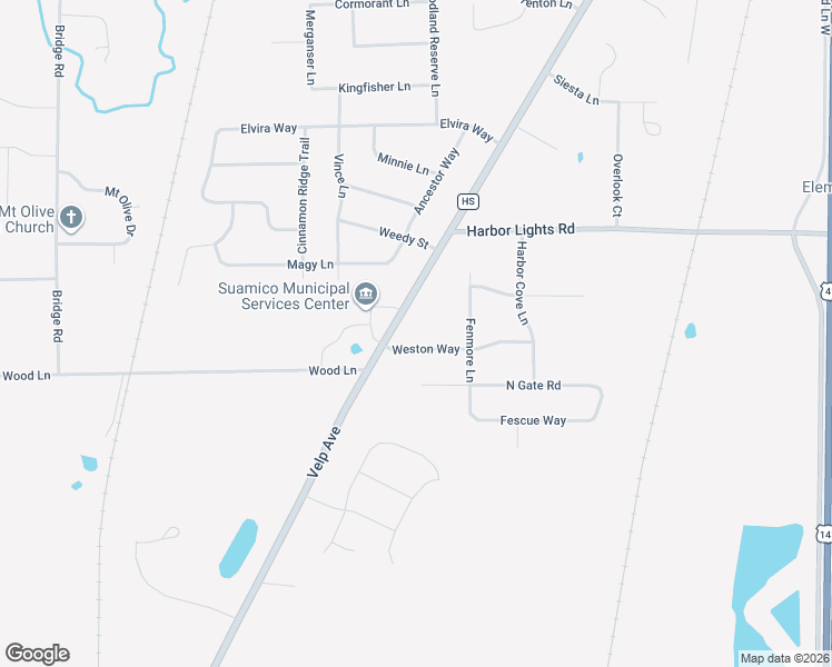 map of restaurants, bars, coffee shops, grocery stores, and more near 2060 Weston Way in Suamico