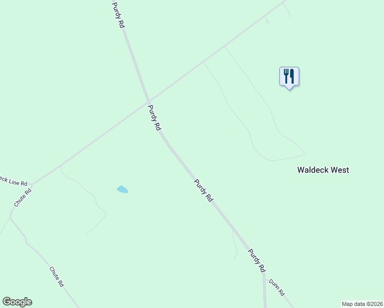 map of restaurants, bars, coffee shops, grocery stores, and more near 479 Purdy Road in Clementsport