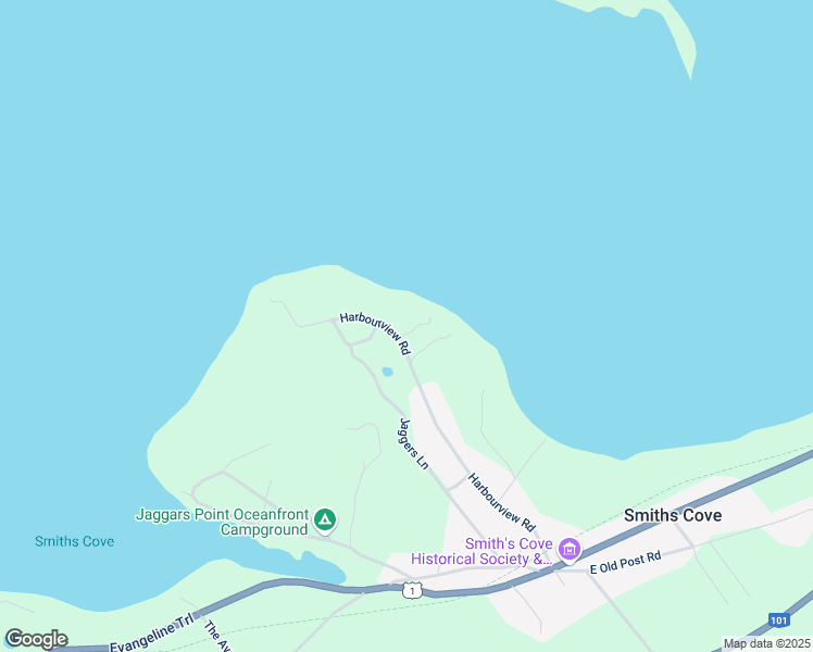 map of restaurants, bars, coffee shops, grocery stores, and more near 30 Cottage Lane in Smiths Cove