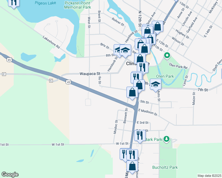 73 6th Street, Clintonville WI Walk Score