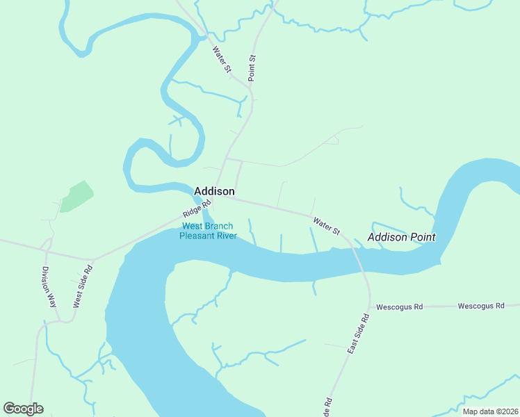 map of restaurants, bars, coffee shops, grocery stores, and more near 371 Water Street in Addison