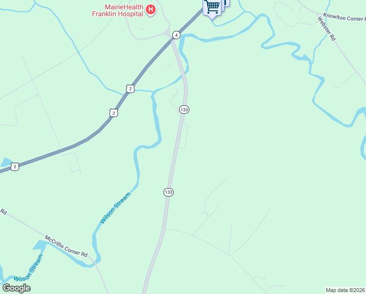 map of restaurants, bars, coffee shops, grocery stores, and more near 224-4562 Livermore Falls Road in Farmington