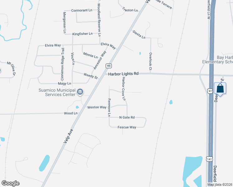 map of restaurants, bars, coffee shops, grocery stores, and more near 2094 Bracton Road in Green Bay