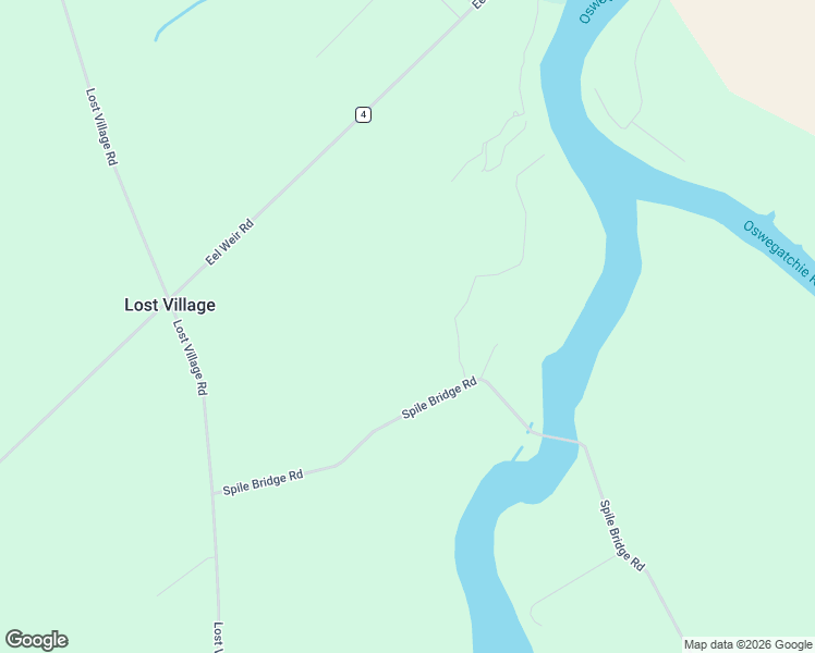 map of restaurants, bars, coffee shops, grocery stores, and more near 105 Spile Bridge Rd in Ogdensburg