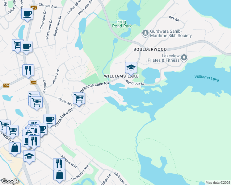 map of restaurants, bars, coffee shops, grocery stores, and more near 24 Birchview Drive in Halifax